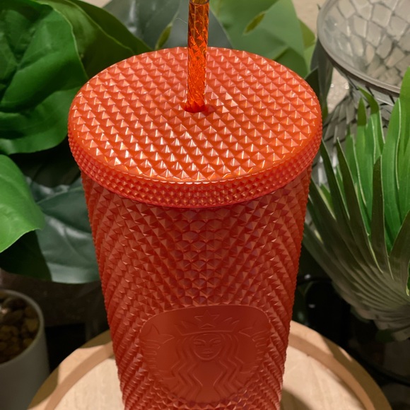 Starbucks Studded Tumbler- Fall 2022 Pumpkin Spice 24oz - Picture 10 of 13